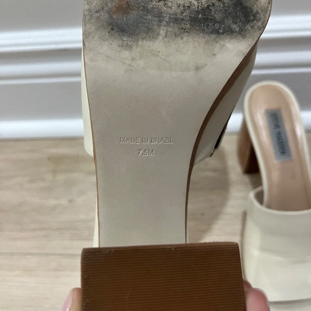 Steve Madden Women's Elda Bone Heels - Picture 3 of 3